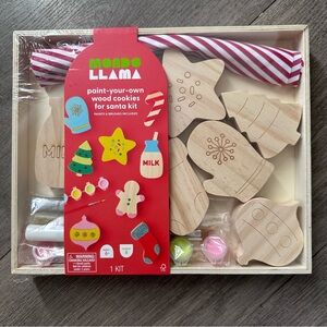 Mondo Llama Paint-Your-Own Wood Cookies Kit